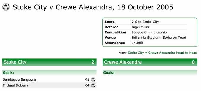 Stoke-Crewe 2005